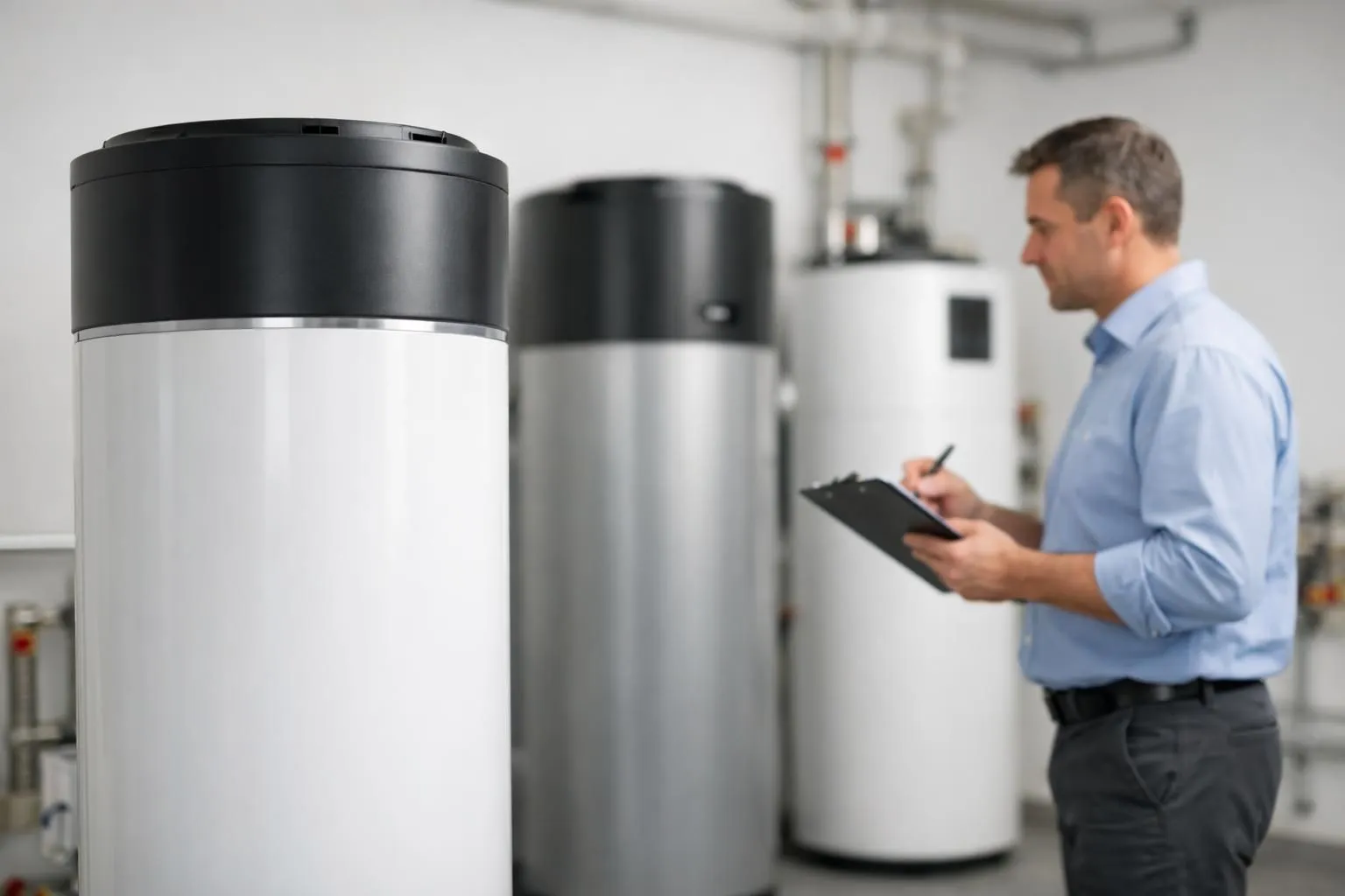 Sélection des meilleurs chauffe-eau thermodynamiques 2024 pour votre maison, avec divers modèles visibles.