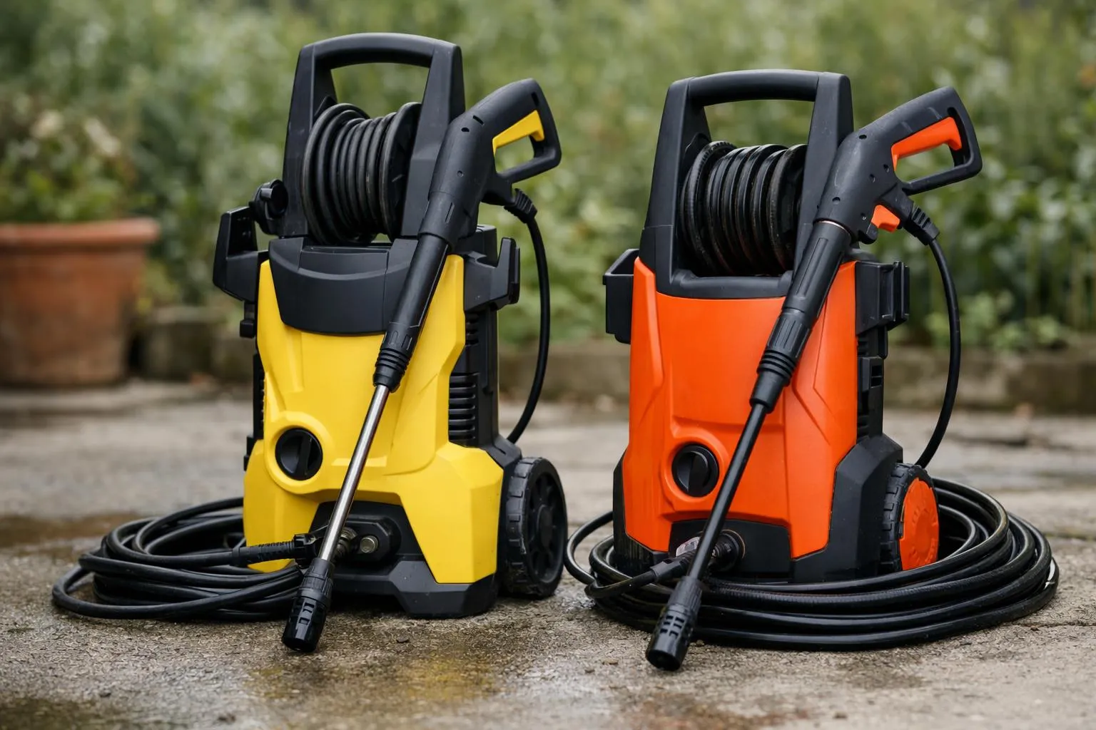 Comparatif de nettoyeurs haute pression Karcher et Black et Decker